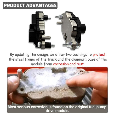 Fuel Pump Driver Module Replacement For Ford Lincoln Mazda Mercury Vehicles From 2004 To 2011 With corrosion comparison