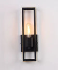 Dang Stylish Vintage Industrial Wall Sconce Lights With Solid Iron Frame Hella Bright LED Wall Lamp mounted on white wall.