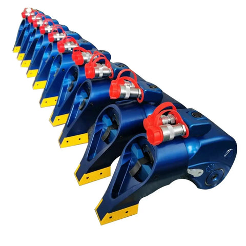 Rock Solid Heavy Duty Hydraulic Torque Wrench With Anti Corrosion Alloy Square Drive view showcasing multiple units in a line.