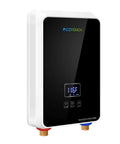 High Flow Tankless Water Heater 5.5kW 240V with digital display, white unit with overheating protection.