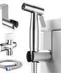 Handheld Toilet Bidet Sprayer With Leak Free Design, Boss Jet Sprayer For Toilet, Muslim Shower, stainless hose attached