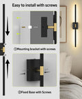 Installation guide for Cordless Battery Wall Sconces Set Of 2 Packed With 10000 Mah Power and zero wiring hassle.