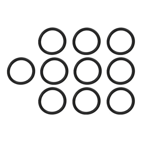 10 Pack Bumper Fasteners Replacement Quick Release Clips For Cars Rubber Gasket Bands Universal Safe Mounts shown in circular formation.