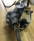 Forward Reverse Gearbox Kit for Go Karts with 11 to 18 HP engines, 40 Series Torque Converter compatible, shown on table.