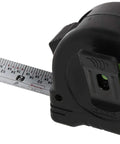16 Foot Pro Carpenter Reverse Measuring Tape with Easy Read Fractions, built-in pencil sharpener, rubber boot, and tough case.