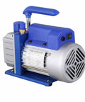 Straight Up Heavy Duty 4.5 CfM HVAC Vacuum Pump Single Stage Rotary Vane 1/3HP Refrigeration Unit with Copper Motor.