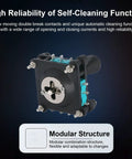 4 Position Joystick Switch Controller With 4NO Momentary Contacts, 600V Panel Mount CV4-YQ-04R2G with modular structure