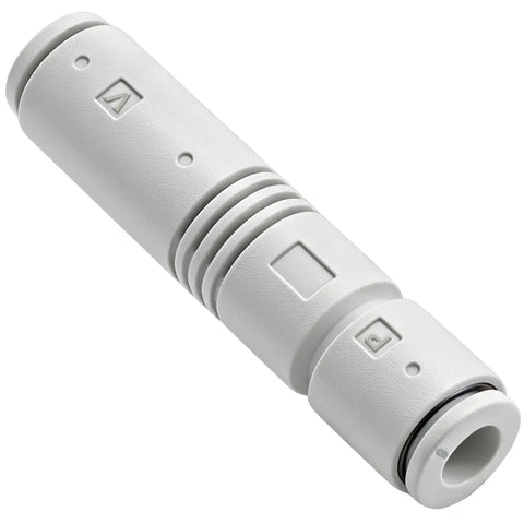 Industrial Grade Heavy Duty Badass Pneumatic Vacuum Ejector Fittings With Six Millimeter Plug And Play Quick Connect Push In Tube Dope Suction Flow Super Tough Pack Of Ten Gray