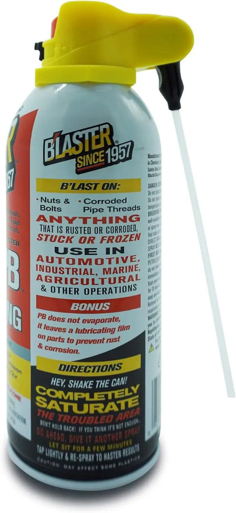 ProStraw Dual Spray Rust Penetrant And Lubricant For Automotive Industrial Marine And Plumbing Gear 11 oz spray can