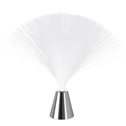 2 Pack Fiber Optic Lamp With Cone Base LED Color Changing Lights For Calming Mood Night Light Sensory Ambient Lighting