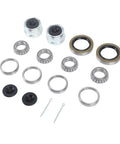 Beefed Up Boat Trailer Axle Hub Wheel Bearing Kit with grease seals and 1.98 inch dust caps for 1 1/16 inch axles 2000 to 2200 lbs