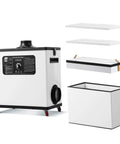 Heavy Duty Solder Fume Extractor Filter Replacement With Dense Prefilter Cotton Sponge To Snag Up Nasty Fumes And Keep Your Shop Air Sweet For Quick Ventilation Setup Upgrades, showcasing filter and purifier components.
