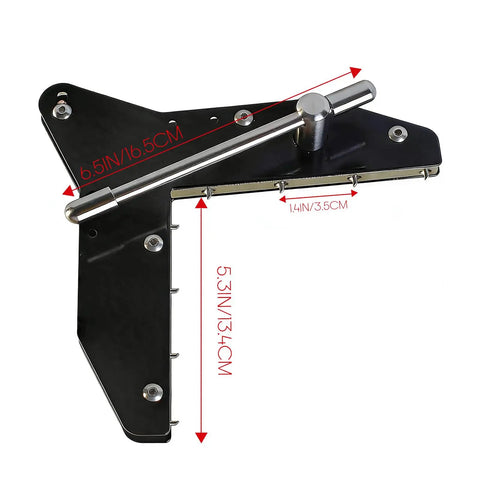 Heavy Duty Woodworking Miter Clamps For Precision Corner Joints In Window And Door Casing, Picture Frames And Cabinet Trim, Pro Grade Steel And Brass Build, Rust Resistant, Multi Use Clamp Set For Tight Seams, 6.5in clamp