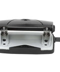 2 Hole Puncher With Positioning Ruler Mini Handheld Black Office Tool For School Non Slip Bottom 10 Sheet Capacity