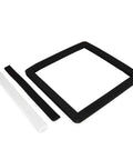 RV Camper Roof AC Gasket Kit 14 Inch By 14 Inch With Waterproof Compression Seal Self Adhesive Picture Frame Gasket And Leveling Pads Three Piece Set For Roof Mounted Air Conditioner showing gasket and pads.