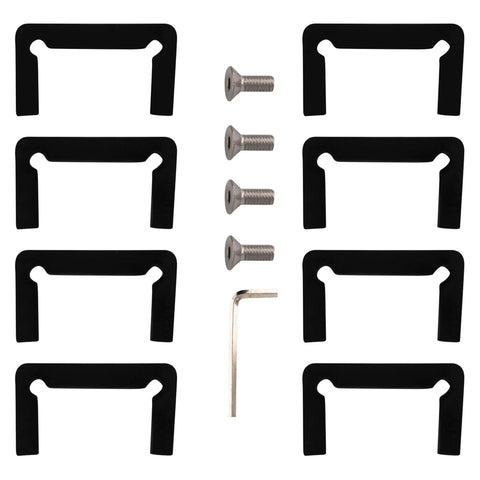 Pinnacle 045 Series Glass To Glass Standard Hinge In Antique Brass Model 135186 hardware set including screws and brackets