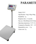 Heavy Duty Digital Floor Scale Built Like A Tank For Warehouse Shipping And Postal Operations with 300x400 mm steel platform.