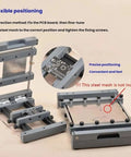 Desktop Manual PCB Solder Paste Printing Table For SMT Stencil Printing, Precision Mini Screen Printer For 150 By 150 mm PCBs