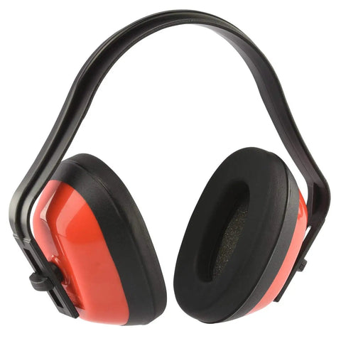 Two Pack Adjustable Safety Earmuffs With 26 dB NRR, ANSI S3 19 1974 Approved Hearing Protection For Work Or Home Projects, Comfortable Over Ear Fit, Lightweight Noise Reduction For Loud Environments