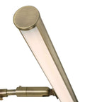 Close-up of 14 Inch Adjustable LED Picture Light In Antique Brass Dope Wall Art Lighting, 4W, 206 Lumens, 3000K Warm Glow, UV Safe