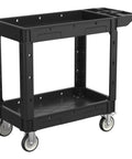 Beefy Rolling Storage Cart 40 By 17 Inches With 1000 Lb Capacity, Workhorse Utility Cart Made From Industrial Grade Polypropylene, Rustproof, Waterproof, Corrosion Resistant For Indoor Or Outdoor Use on casters