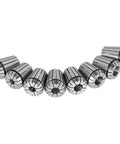 14 Piece ER32 Steel Spring Collet Set One Sixteenth Inch Through Three Quarters Inch for CNC Milling Chuck and Lathe Tool Holder