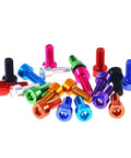 Colorful Aluminum DIN912 Hex Socket Cap Head Screws Set M3 M4 M5 M6 Machine Bolts Anodized Orange Finish 10 Pieces DIY Metalworking Fasteners