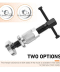Brake Caliper Compression Tool Set For Car Disc Brakes, Chrome Plated Steel Piston Rewind Tool, two size options shown