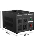 Beefy 1000 Watt Voltage Converter Transformer For 110V And 220V Devices Step Up And Down Power Transformer with dual outlets