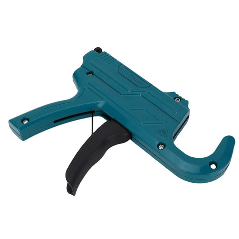 One Hand Operated Ratchet PVC Pipe Cutter For Plastic Pipes PEX PPR Hoses with ergonomic grip, shown flat view