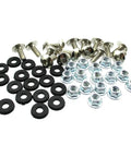 Beefed Up M6 X16 ATV Quad Plastic Fender Bolt Washer Nut Screw Kit Compatible With 50cc 70cc 90cc 110cc 125cc ATVs Easy Install Front And Rear Fender Hardware Set, bolts washers nuts