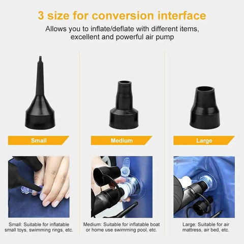 Portable Electric Air Inflator For Camping Mattress Bed 110V 220V AC Power Compact Foot Pump Quick Fill Design Lightweight And High Pressure For Home Travel Marine Use Easy To Carry Anywhere