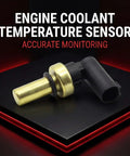 Direct Swap Engine Coolant Temperature Sensor For Chevy Cruze Buick Encore Cadillac Elr 213-4688 showcasing metal tip and plastic connector