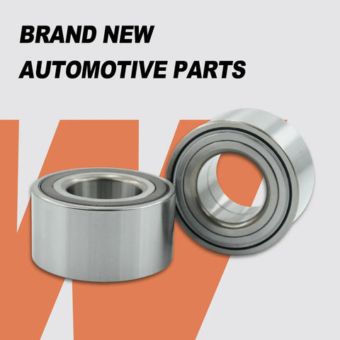 Premium Front Wheel Bearing Hub Assembly Fits Chevrolet Sonic And Buick Encore showing two new shiny bearings for automotive use.