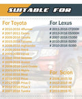 Suitable vehicles list for Windshield Washer Nozzle Check Valve Replacement For Toyota Scion Lexus; models included on image