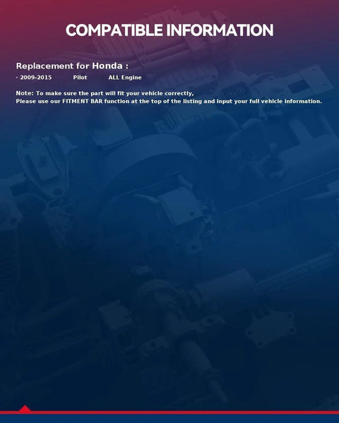 Hydraulic Power Steering Rack And Pinion For Honda Pilot 2009 2010 2011 2012 2013 2014 2015 All Models Replace 262754 OE Reference 26 2754