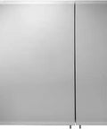 Shawdon White Steel Bathroom Medicine Cabinet With Hang N Lock Bracket Recessed Or Surface Mount Mirror Storage 30W By 30H Easy Fit Vanity