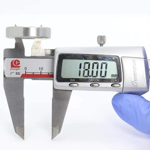 Caliper measuring Stainless Ceramic Hybrid Radial Bearing 18x30x7mm S18307 RS For Bicycle Hub Front And Rear