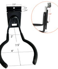 Beefy Power Tool Slatwall Organizer Kit With Anti Slip Weedeater Rack Trimmer Holder Drill Holder And 620 Series Slatwall Hooks product dimensions