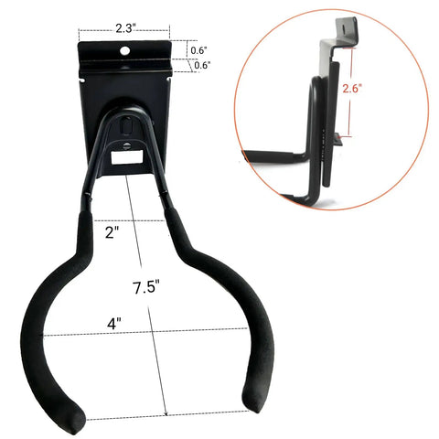 Beefy Power Tool Slatwall Organizer Kit With Anti Slip Weedeater Rack Trimmer Holder Drill Holder And 620 Series Slatwall Hooks product dimensions