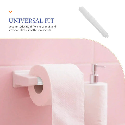 Upgrade Your Bathroom With These 4pcs Plastic Toilet Roll Holder Spindles Featuring Spring Loaded Design For Easy Tissue Dispensing And Strong Durable Performance To Replace Worn Out Parts Perfectly, white toilet roll holder with spring-loaded spindle.