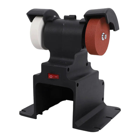 Heavy Duty Mini Bench Grinder With Powerful Copper Motor And Coarse Fine Grinding Wheels For Metal Polishing Sharpening Kit, compact design