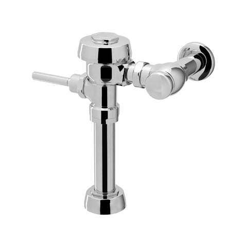 Exposed Manual Water Closet Flushometer 1.6 GPF with Top Spud Connection, Non-Hold-Open Handle, Polished Chrome Finish, Model 3010000