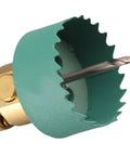Super Tough Alloy Steel Recessed Light Hole Saw Kit For Drywall Ceiling Drilling With Connecting Rod And Bits To Cut Perfect 70Mm Openings For Can Lights Installation Quick Work, 70mm steel hole saw with drill bit