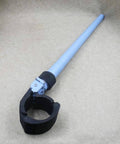 Blue waterjet cylinder wrench for 3-inch OD parts with a black circular clamp head and long handle.
