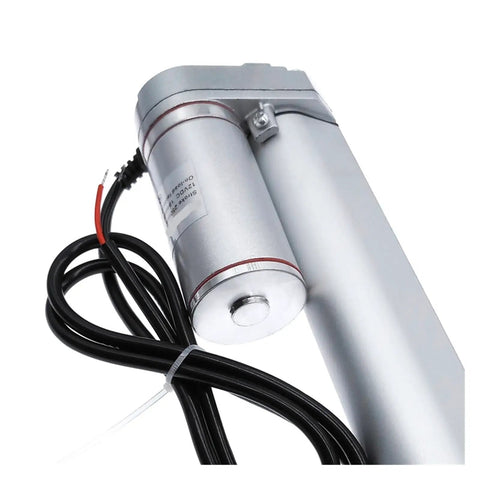 Heavy Duty Electric Linear Actuator 12V 24V DC Motor with motor and wires, offering 400 MM stroke and 1200N thrust.
