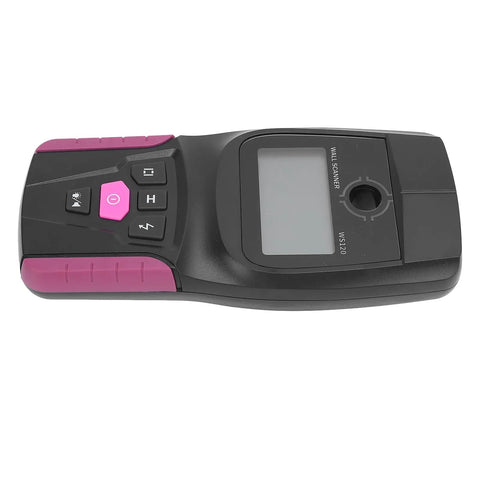 FTVOGUE Stud Finder Wall Scanner, 5 in 1 Electronic Scanner with LCD Display, top view showing buttons and display.