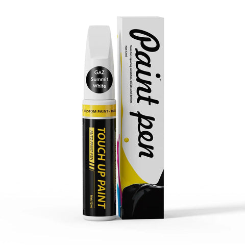 Summit White GAZ Car Touch Up Paint For GMC 2 In 1 Premium Scratch Remover Pen with box