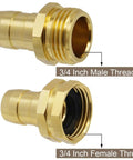 Heavy Duty Garden Hose Repair Kit With Clamps Includes Male And Female Fittings Aluminum Hose Repair Connector Set 3 Pack Rustproof