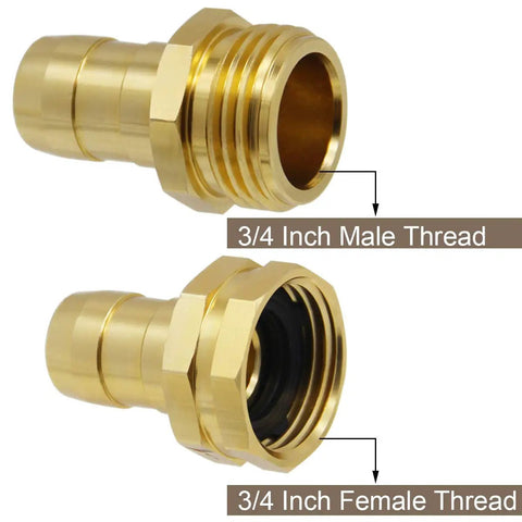 Heavy Duty Garden Hose Repair Kit With Clamps Includes Male And Female Fittings Aluminum Hose Repair Connector Set 3 Pack Rustproof